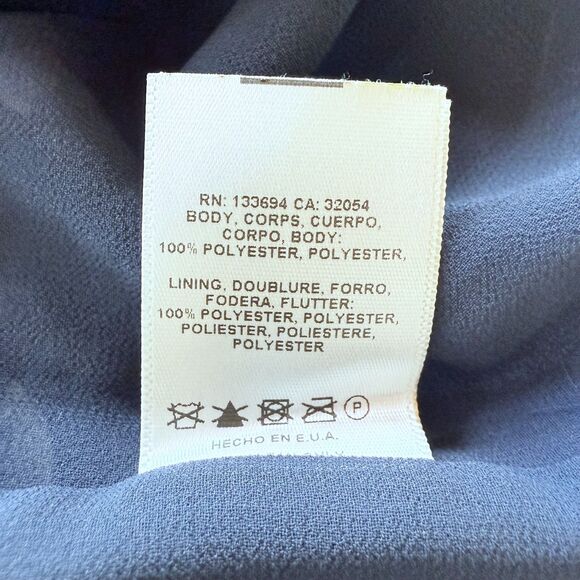 NWT Anthro Paper Crown Primrose Wide Leg Floral Pleated Pants in Blue & Yellow 8 - Picture 9 of 12